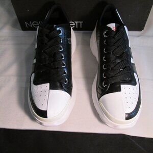 Neil Barrett Two-Tone Leather HYBRID BOLT 09 Sneakers Sz 40 NIB